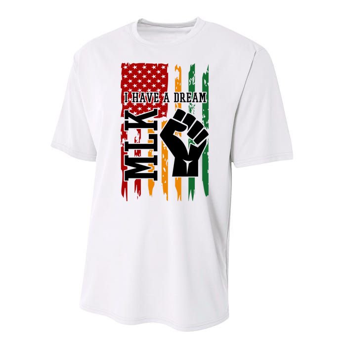 Martin Luther King I Have A Dream African American Performance Sprint T-Shirt