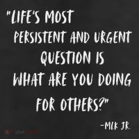 Martin Luther King Jr What Are You Doing For Others 25L Jumbo Tote