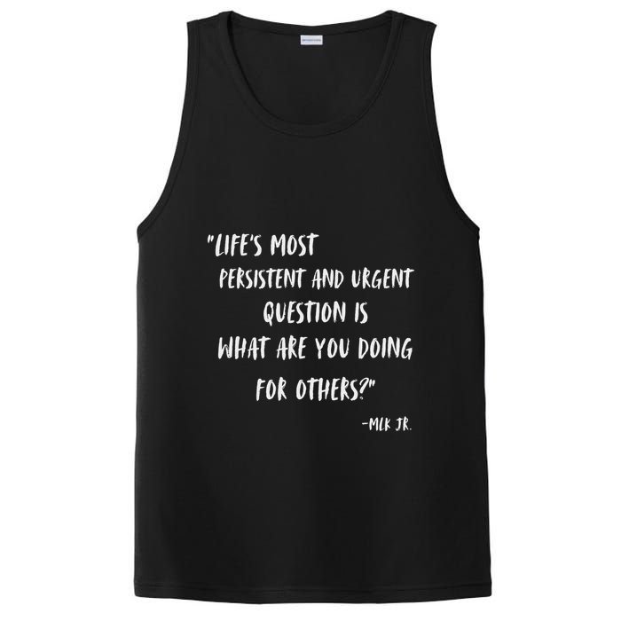 Martin Luther King Jr What Are You Doing For Others PosiCharge Competitor Tank