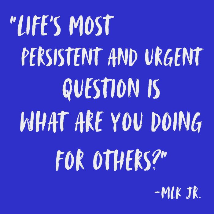 Martin Luther King Jr What Are You Doing For Others Tall T-Shirt