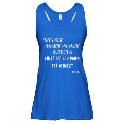 Martin Luther King Jr What Are You Doing For Others Ladies Essential Flowy Tank