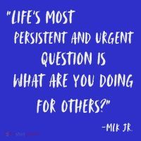 Martin Luther King Jr What Are You Doing For Others Premium T-Shirt