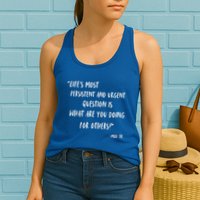 Martin Luther King Jr What Are You Doing For Others Womens Tank Top