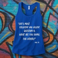 Martin Luther King Jr What Are You Doing For Others Womens Tank Top