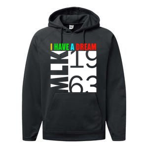 Martin Luther King Jr. Day I Have A Dream MLK Day Performance Fleece Hoodie