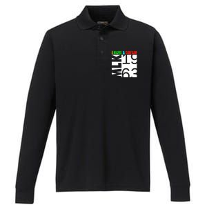 Martin Luther King Jr. Day I Have A Dream MLK Day Performance Long Sleeve Polo