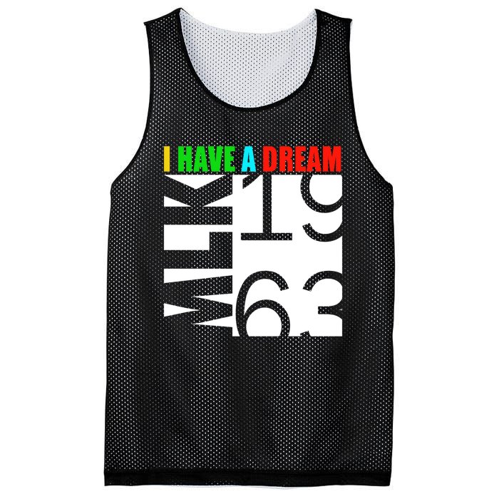 Martin Luther King Jr. Day I Have A Dream MLK Day Mesh Reversible Basketball Jersey Tank