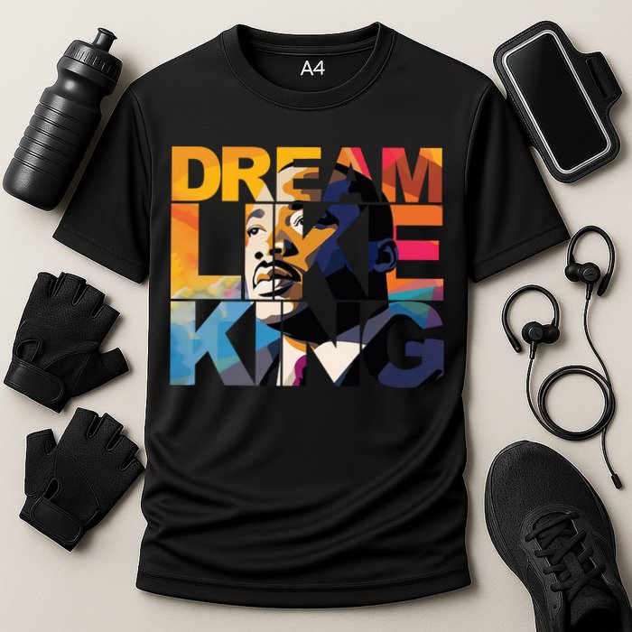 Martin Luther King Day Black History Month I Have A Dream Cooling Performance Crew T-Shirt