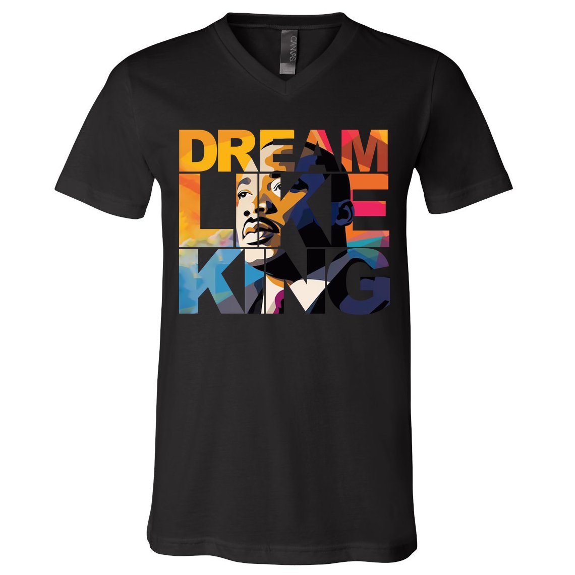 Martin Luther King Day Black History Month I Have A Dream V-Neck T-Shirt