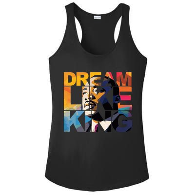 Martin Luther King Day Black History Month I Have A Dream Ladies PosiCharge Competitor Racerback Tank