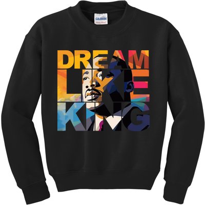 Martin Luther King Day Black History Month I Have A Dream Kids Sweatshirt