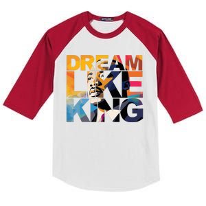 Martin Luther King Day Black History Month I Have A Dream Kids Colorblock Raglan Jersey