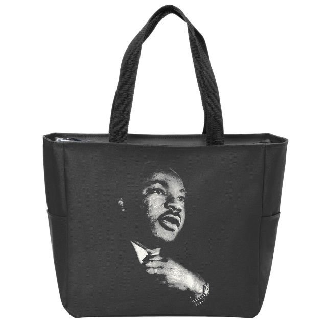 Martin Luther King Mlk Day Black History Month Zip Tote Bag