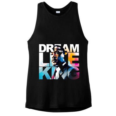 Martin Luther King Day Mlk I Have A Dream Ladies PosiCharge Tri-Blend Wicking Tank