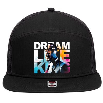 Martin Luther King Day Mlk I Have A Dream 7 Panel Mesh Trucker Snapback Hat