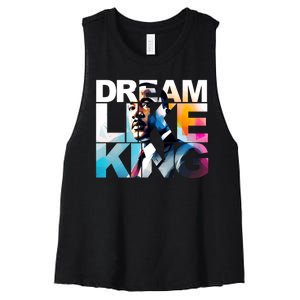 Martin Luther King Day Mlk I Have A Dream Women's Racerback Cropped Tank