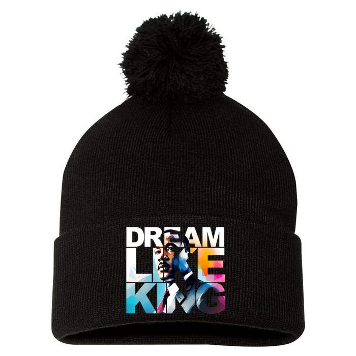 Martin Luther King Day Mlk I Have A Dream Pom Pom 12in Knit Beanie