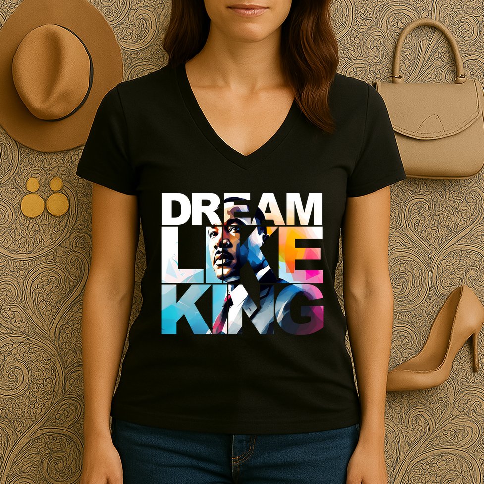 Martin Luther King Day Mlk I Have A Dream Women's V-Neck T-Shirt