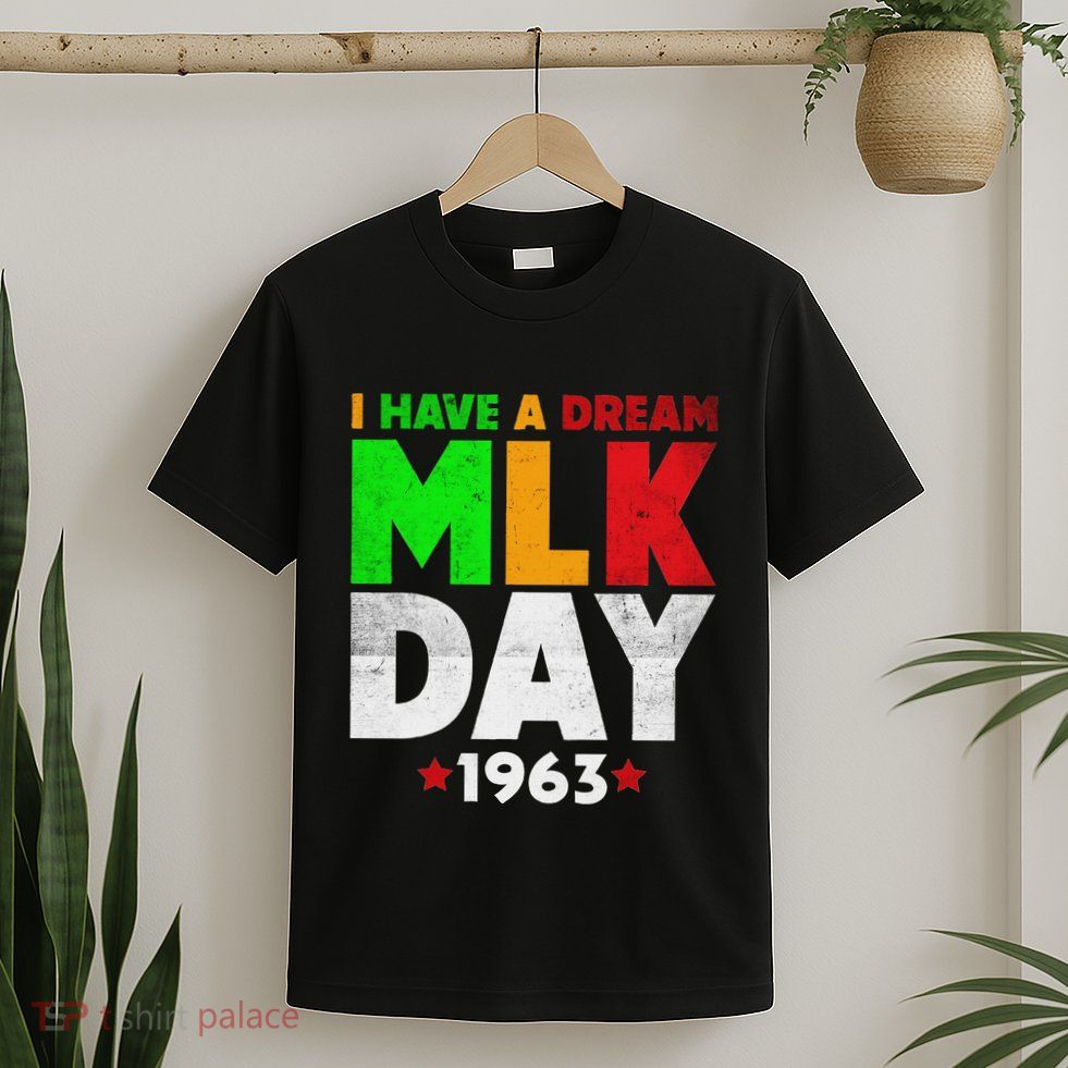 Martin Luther King Jr. Day I Have A Dream Mlk Day Colorful T-Shirt