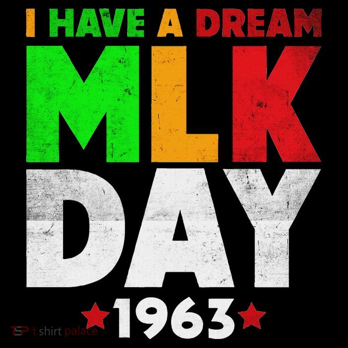 Martin Luther King Jr. Day I Have A Dream Mlk Day Colorful Bag