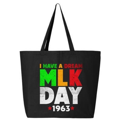 Martin Luther King Jr. Day I Have A Dream Mlk Day Colorful 25L Jumbo Tote