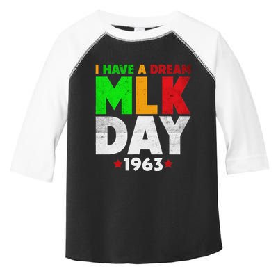 Martin Luther King Jr. Day I Have A Dream Mlk Day Colorful Toddler Fine Jersey T-Shirt