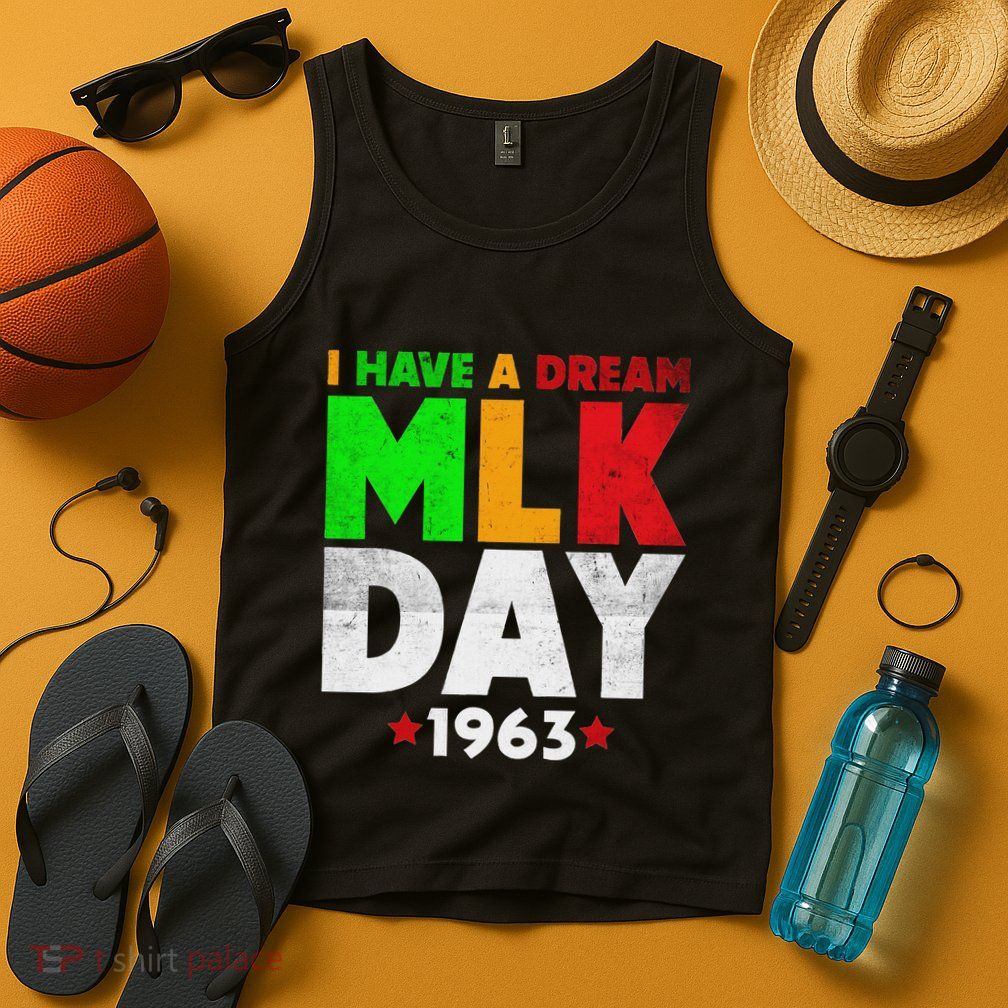 Martin Luther King Jr. Day I Have A Dream Mlk Day Colorful Tank Top