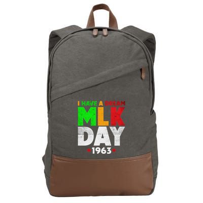 Martin Luther King Jr. Day I Have A Dream Mlk Day Colorful Cotton Canvas Backpack