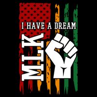 Martin Luther King Jr. Day Mlk American Flag Performance Shirt
