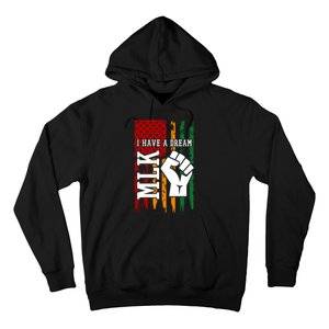 Martin Luther King Jr. Day Mlk American Flag Hoodie