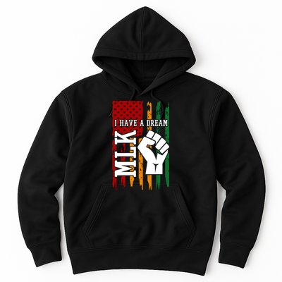 Martin Luther King Jr. Day Mlk American Flag Hoodie