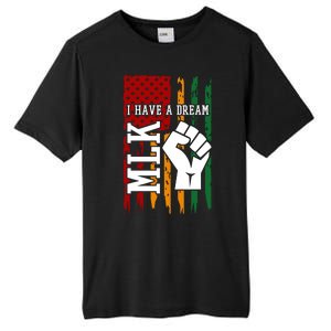 Martin Luther King Jr. Day Mlk American Flag Tall Fusion ChromaSoft Performance T-Shirt