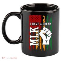 Martin Luther King Jr. Day Mlk American Flag 11oz C Handle Ceramic Mug