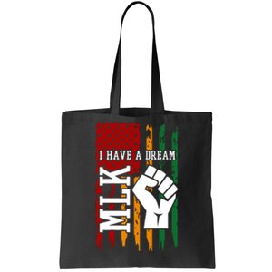 Martin Luther King Jr. Day Mlk American Flag Tote Bag