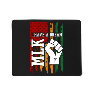 Martin Luther King Jr. Day Mlk American Flag Mousepad