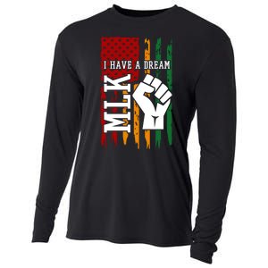 Martin Luther King Jr. Day Mlk American Flag Cooling Performance Long Sleeve Crew