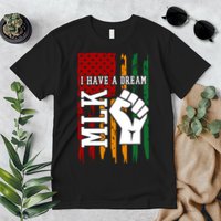 Martin Luther King Jr. Day Mlk American Flag Premium T-Shirt
