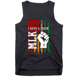 Martin Luther King Jr. Day Mlk American Flag Tank Top