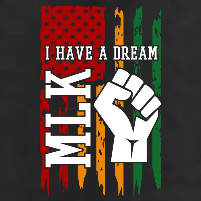 Martin Luther King Jr. Day Mlk American Flag Golf Towel