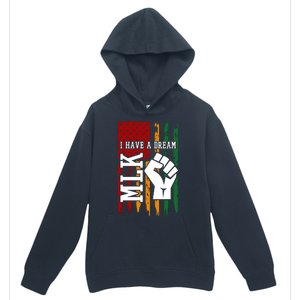 Martin Luther King Jr. Day Mlk American Flag Urban Pullover Hoodie