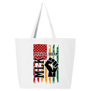 Martin Luther King Jr. Day Mlk American Flag 25L Jumbo Tote