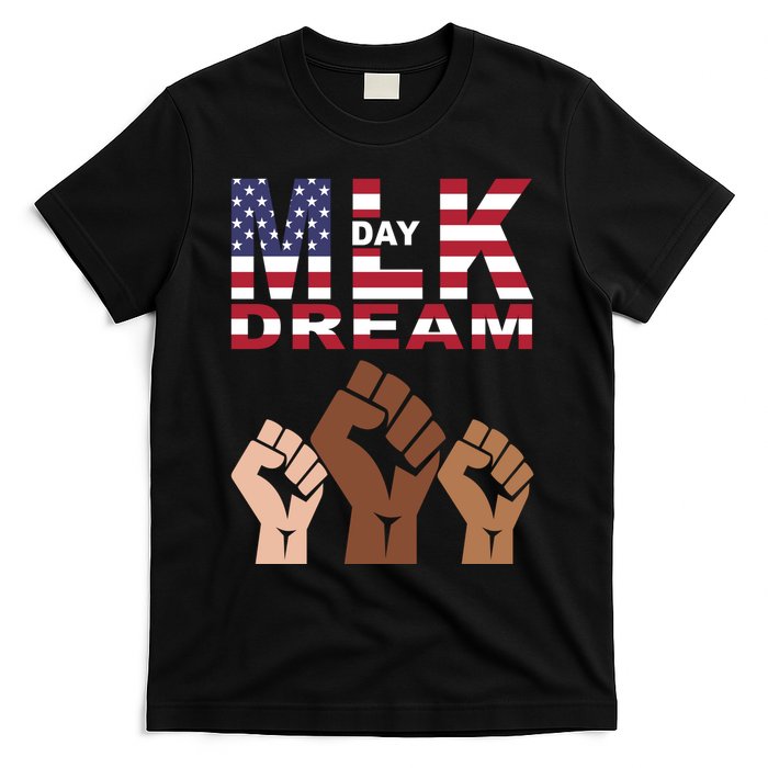 Martin Luther King Jr. Day Dream Mlk Black History T-Shirt