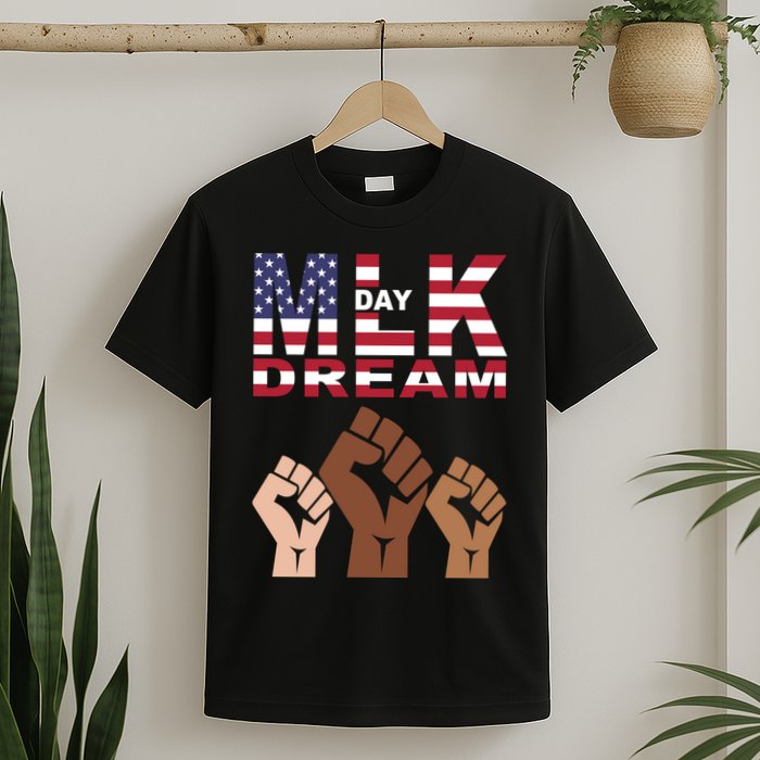 Martin Luther King Jr. Day Dream Mlk Black History T-Shirt