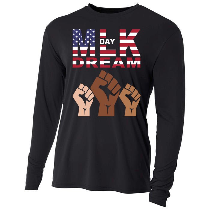 Martin Luther King Jr. Day Dream Mlk Black History Cooling Performance Long Sleeve Crew