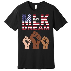 Martin Luther King Jr. Day Dream Mlk Black History Premium T-Shirt