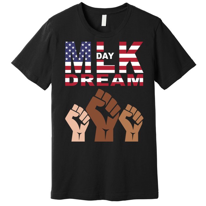 Martin Luther King Jr. Day Dream Mlk Black History Premium T-Shirt