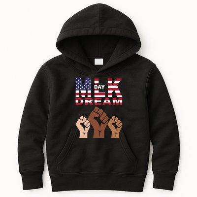 Martin Luther King Jr. Day Dream Mlk Black History Kids Hoodie