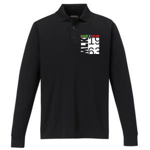 Martin Luther King Jr Day I Have A Dream Mlk Day Performance Long Sleeve Polo