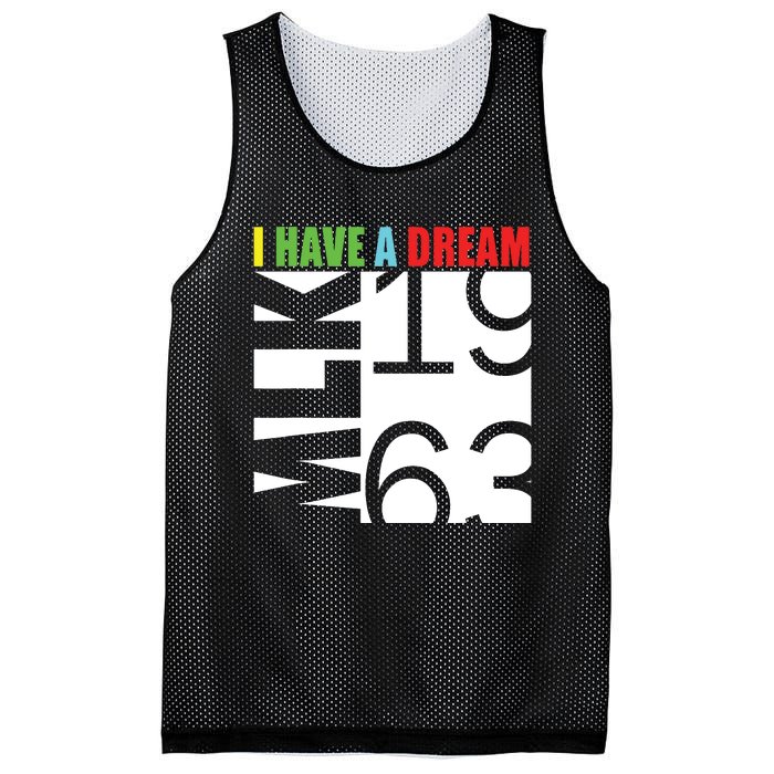 Martin Luther King Jr Day I Have A Dream Mlk Day Mesh Reversible Basketball Jersey Tank