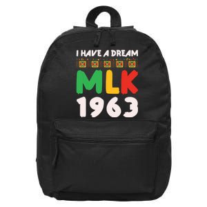 Martin Luther King Jr Mlk Day Black History 16 in Basic Backpack